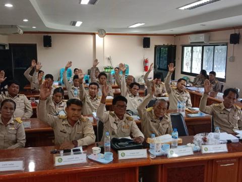 การประชุมสภาองค์การบริหารส่วนตำบลร่อนทอง สมัยสามัญ สมัยที่ 3 ครั้งที่ 1 ประจำปี พ.ศ. 2568