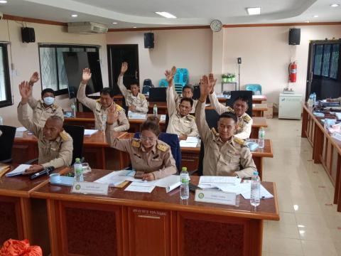 การประชุมสภาองค์การบริหารส่วนตำบลร่อนทอง สมัยวิสามัญ สมัยที่ 3 ประจำปี พ.ศ. 2568