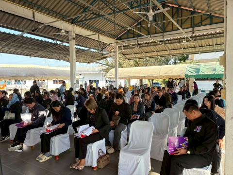 โครงการฝึกอบรมคณะกรรมการประจำหน่วยเลือกตั้ง เจ้าหน้าที่รักษาความปลอดภัยที่เลือกตั้ง และเจ้าหน้าที่ที่เกี่ยวข้องกับการเลือกตั้งสมาชิกสภาองค์การบริหารส่วนตำบลและนายกองค์การบริหารส่วนตำบลร่อนทอง