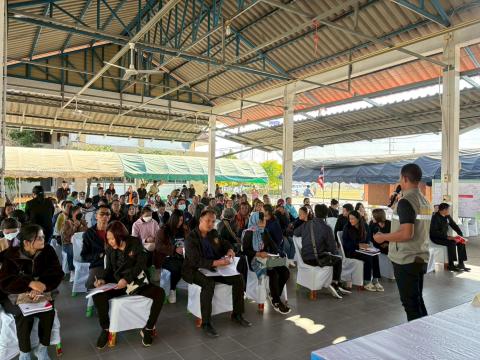 โครงการฝึกอบรมคณะกรรมการประจำหน่วยเลือกตั้ง เจ้าหน้าที่รักษาความปลอดภัยที่เลือกตั้ง และเจ้าหน้าที่ที่เกี่ยวข้องกับการเลือกตั้งสมาชิกสภาองค์การบริหารส่วนตำบลและนายกองค์การบริหารส่วนตำบลร่อนทอง